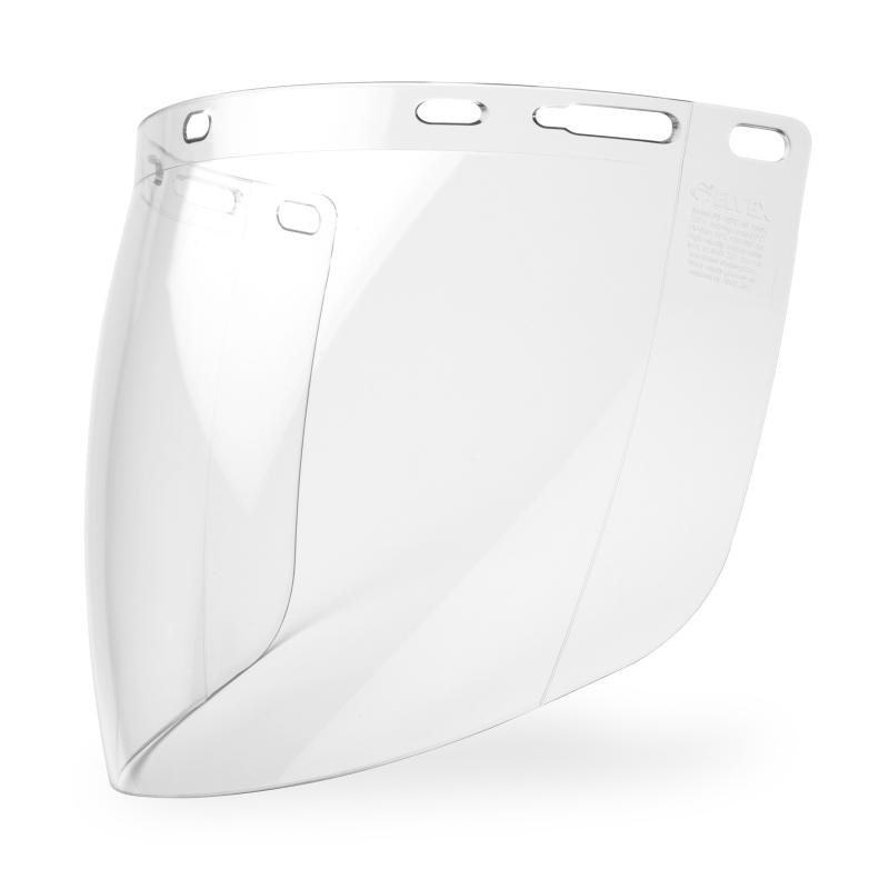 Elvex Polycarbonate Visor for Face Shield Headgear, Clear, Aspherical Molded