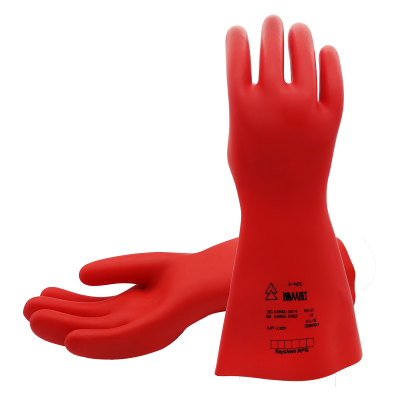 Honeywell Salisbury™ Class 0 Low-Voltage Red Lineman's Gloves - 14 in.