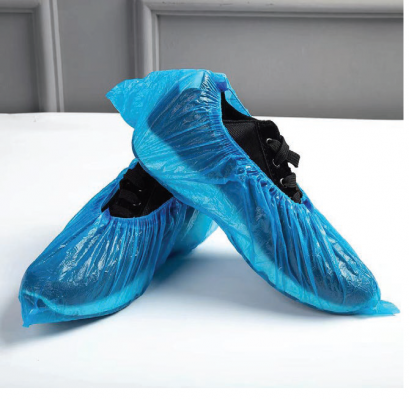 Disposable 3G Cpe Shoe Cover, 15X39Cm, Blue Colour (100Pcs/Pkts)
