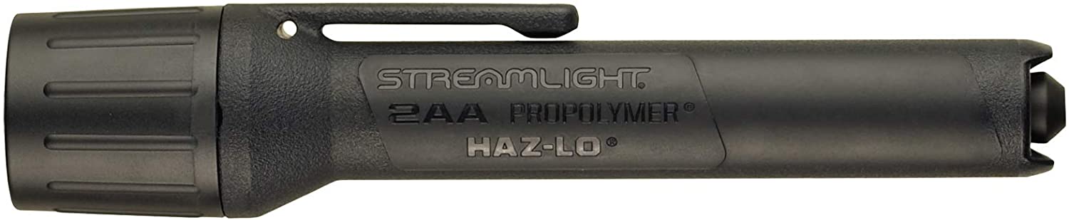 Streamlight Propolymer 2Aa Led With Alkaline Batteries, Black Colour