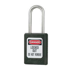 Master Lock Zenex Padlock - Keyed Different - Key Retaining, Black