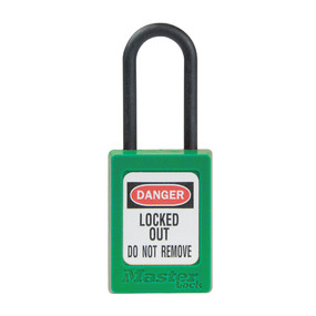 Master Lock Zenex Padlock Plastic Shackle Green - No Key Retaining