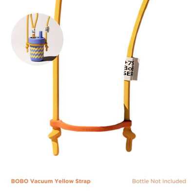 CHAKOLAB BOBO STRAW CUP ROUND STRAP YELLOW 882598