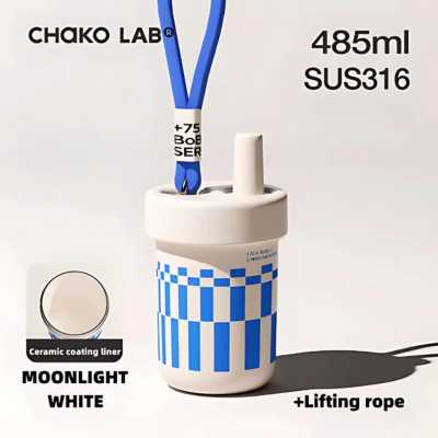 CHAKOLAB THERMOS BOBO CUP 450ML BLUE/WHITE 882246