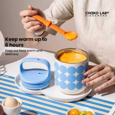 CHAKOLAB 450ML BAOBAO THERMOS CUP PINK ORANGE 620344