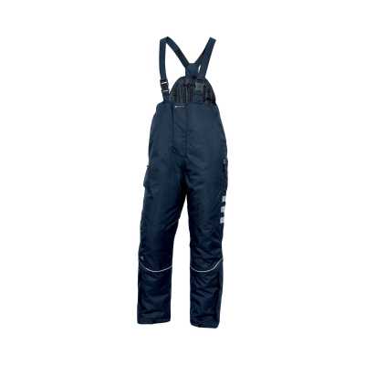 DELTAPLUS ICEBERG PU-COATED POLYESTER OXFORD COLD STORAGE DUNGAREES COVERALL NAVY BLUE 3XL(ICEBEGR3X