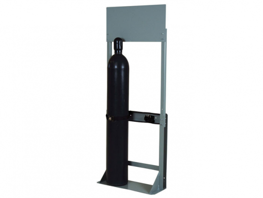 JUSTRITE GAS CYLINDER PROCESS STAND, 2 CYLINDER CAPACITY, STEEL
