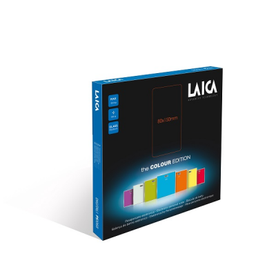 LAICA PS1068 BLUE DIGITAL PERSONAL SCALE (4PCS/CTN)