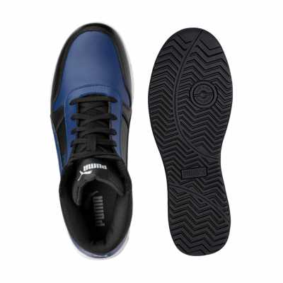 PUMA SAFETY FRONTCOURT BLUE/BLK MID S3PL ESD FO HRO SR, UK SZ 6/39 (4051428109543)