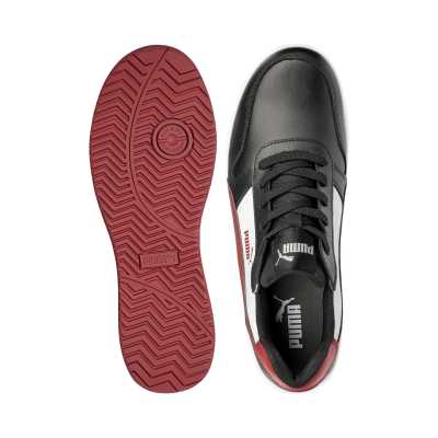 PUMA SAFETY FRONTCOURT BLK/WHT/RED LOW S3PL ESD FO HRO SR, UK SZ 10/44 (4051428109734)