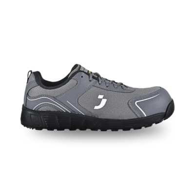 SAFETY JOGGER AAK LOW CUT SAFETY SHOES, S1P LOW S1 PS SR ESD FO HRO, GREY, UK SZ 12/47