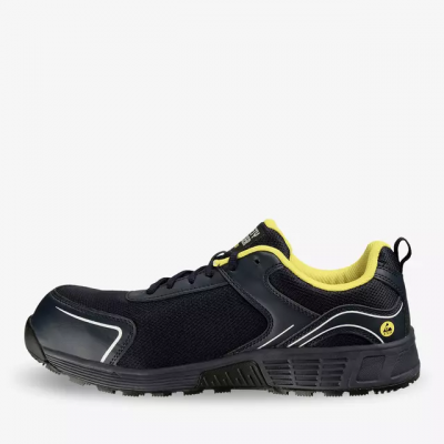 SAFETY JOGGER AAK LOW CUT SAFETY SHOES, S1P LOW S1 PS SR ESD FO HRO, DARK BLUE, UK SZ 13/48
