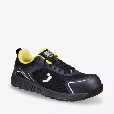 SAFETY JOGGER AAK LOW CUT SAFETY SHOES, S1P LOW S1 PS SR ESD FO HRO, DARK BLUE, UK SZ 13/48