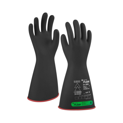 TILSATEC, PULSE CLASS 3 ELECTRICAL INSULATING GLOVES 36CM RED/BLACK, SIZE 9