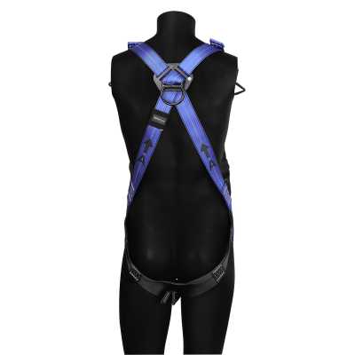 WORKSAFE FULL BODY HARNESS WITH DORSAL AND FRONT ANCHORAGE POINT, 5 PT ADJUSTMENT SZ XS